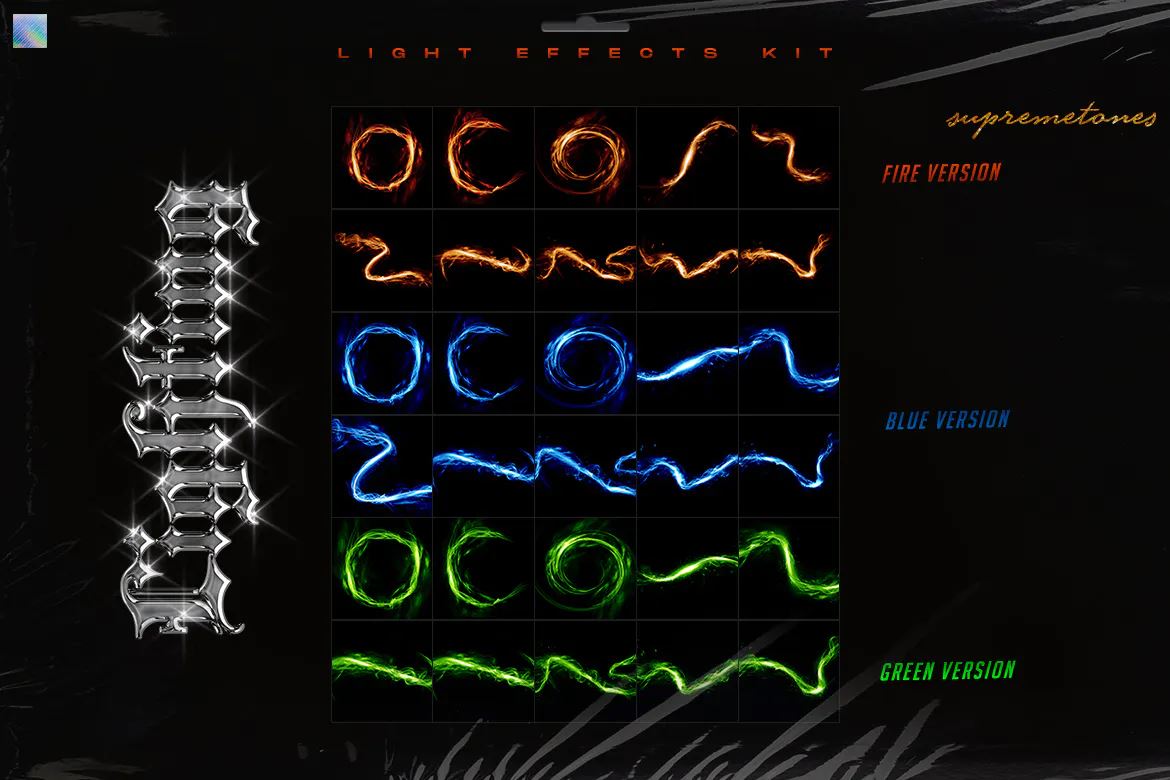 Bộ Kit Photoshop Tạo Hiệu Ứng Ánh Sáng - Light Effects Kit