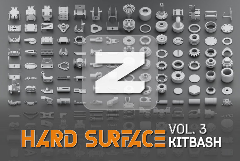 Hard Surface KitBash Vol. 3 by Oleg Ushenok